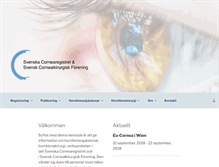 Tablet Screenshot of cornea.nu