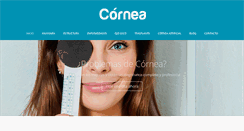 Desktop Screenshot of cornea.es